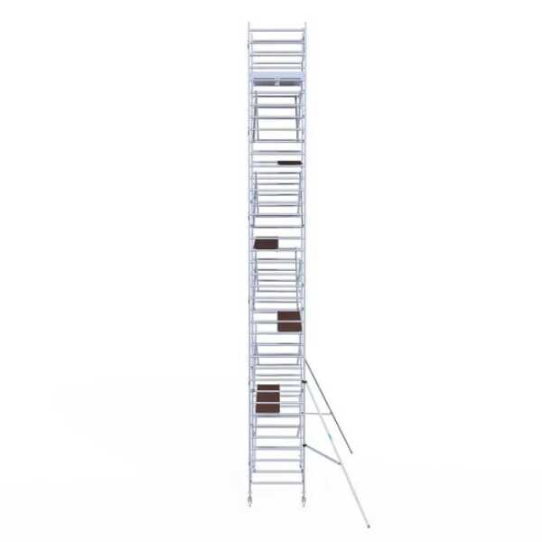 S-PRO alu rolsteiger 135x305x12,20m werkhoogte carbondeck