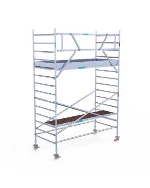 Professionele rolsteiger 135x305x5,20m werkhoogte carbondeck