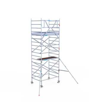 Professionele rolsteiger 135x190x6,20m werkhoogte carbondeck