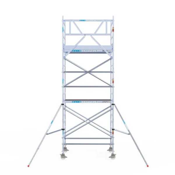 Professionele rolsteiger 135x190x6,20m werkhoogte carbondeck