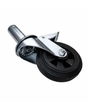 ALX Steigerwiel 125mm dubbel geremd