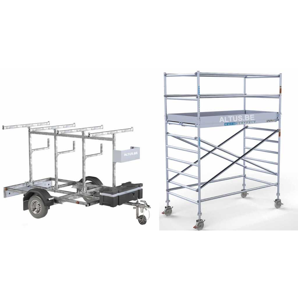 Steigeraanhanger+ Pro rolsteiger 135x245x4.20m