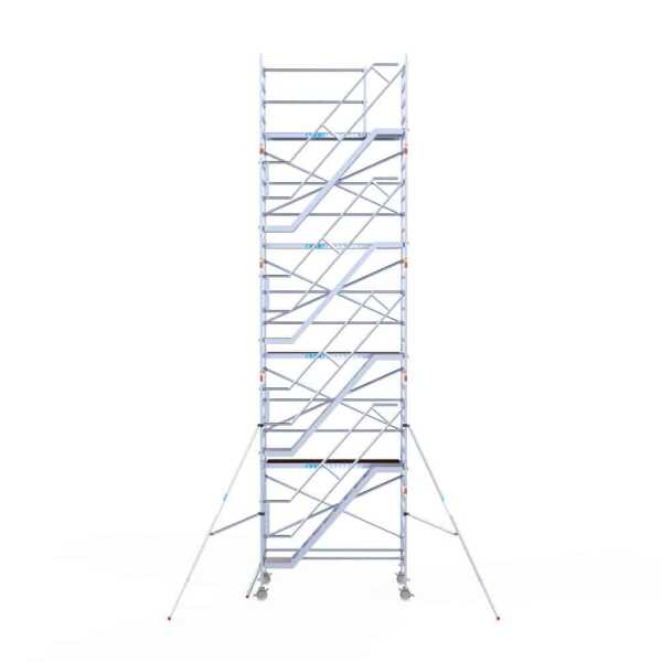 Pro. alu trappentoren carbondeck 1.35x2.50x10.20m werkhoogte