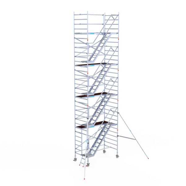 Pro. alu trappentoren carbondeck 1.35x2.50x10.20m werkhoogte