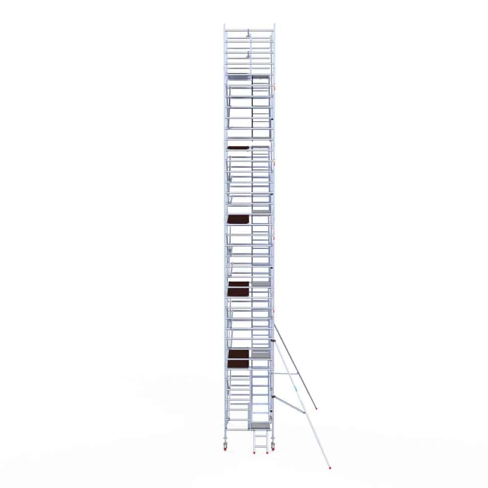Professionele aluminium trappentoren 1.35x2.50x12.20m werkhoogte - Afbeelding 2