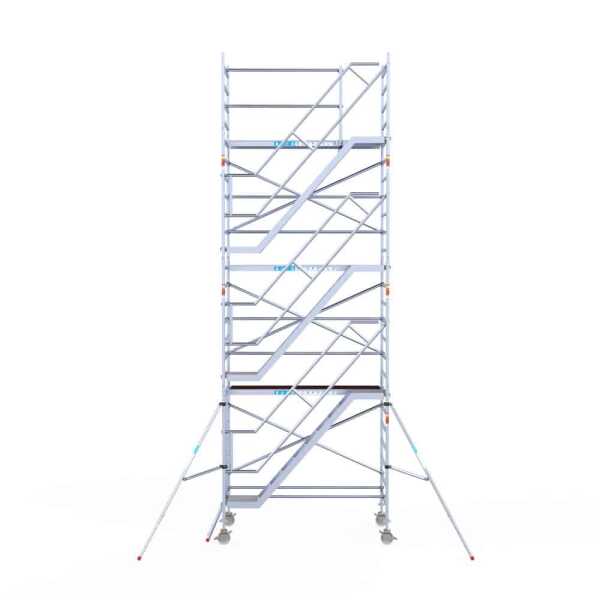 Pro. alu trappentoren carbondeck 1.35x2.50x8.20m werkhoogte