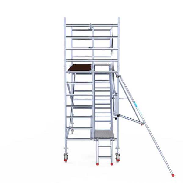 Pro. alu trappentoren carbondeck 1.35x3.05x4.20m werkhoogte