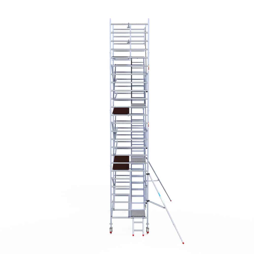 Pro. alu trappentoren carbondeck 1.35x3.05x8.20m werkhoogte - Afbeelding 2