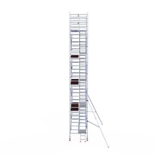 Pro. alu trappentoren carbondeck 1.35x3.05x10.20m werkhoogte