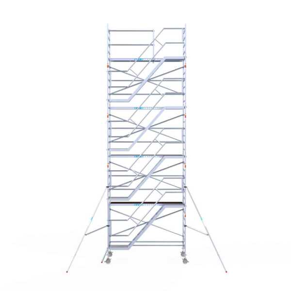 Pro. alu trappentoren carbondeck 1.35x3.05x10.20m werkhoogte