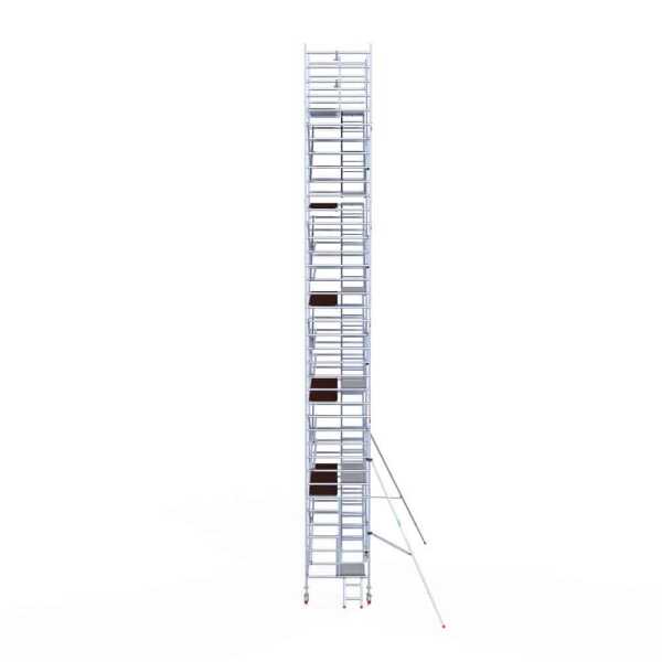 Pro. alu trappentoren carbondeck 1.35x3.05x12.20m werkhoogte
