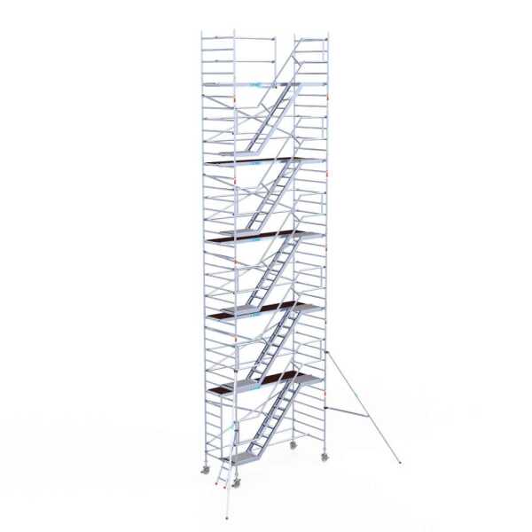 Pro. alu trappentoren carbondeck 1.35x3.05x12.20m werkhoogte