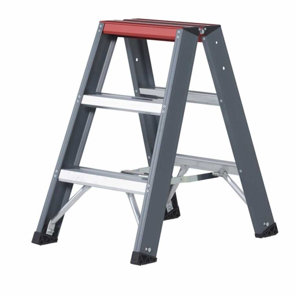 Altrex 2x3 dubbele trapladder Falco van aluminium voor professioneel gebruik
