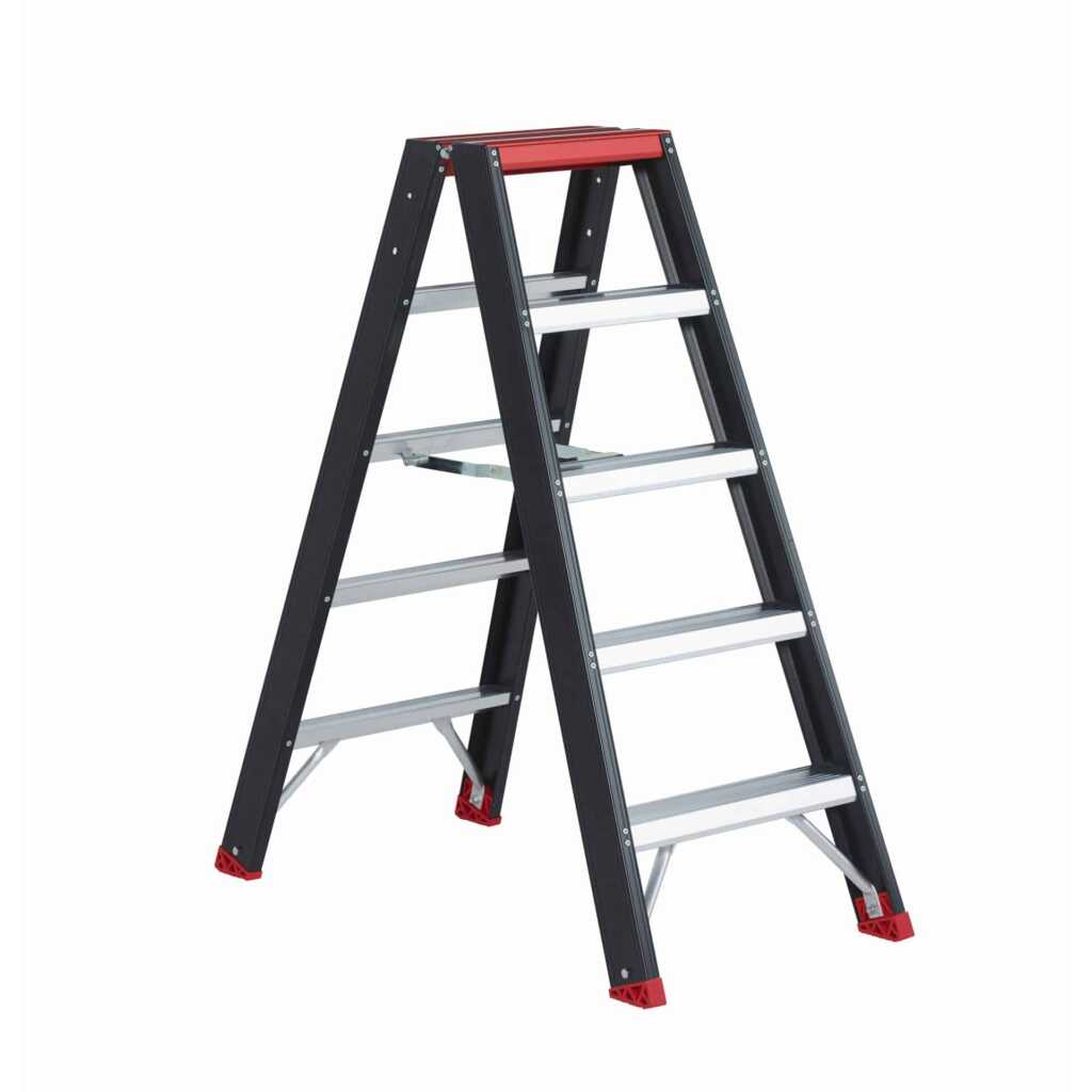 Dubbele trapladder Taurus 2x5 treden