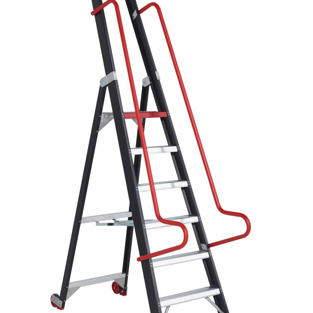 Enkele magazijntrap Taurus 6 treden