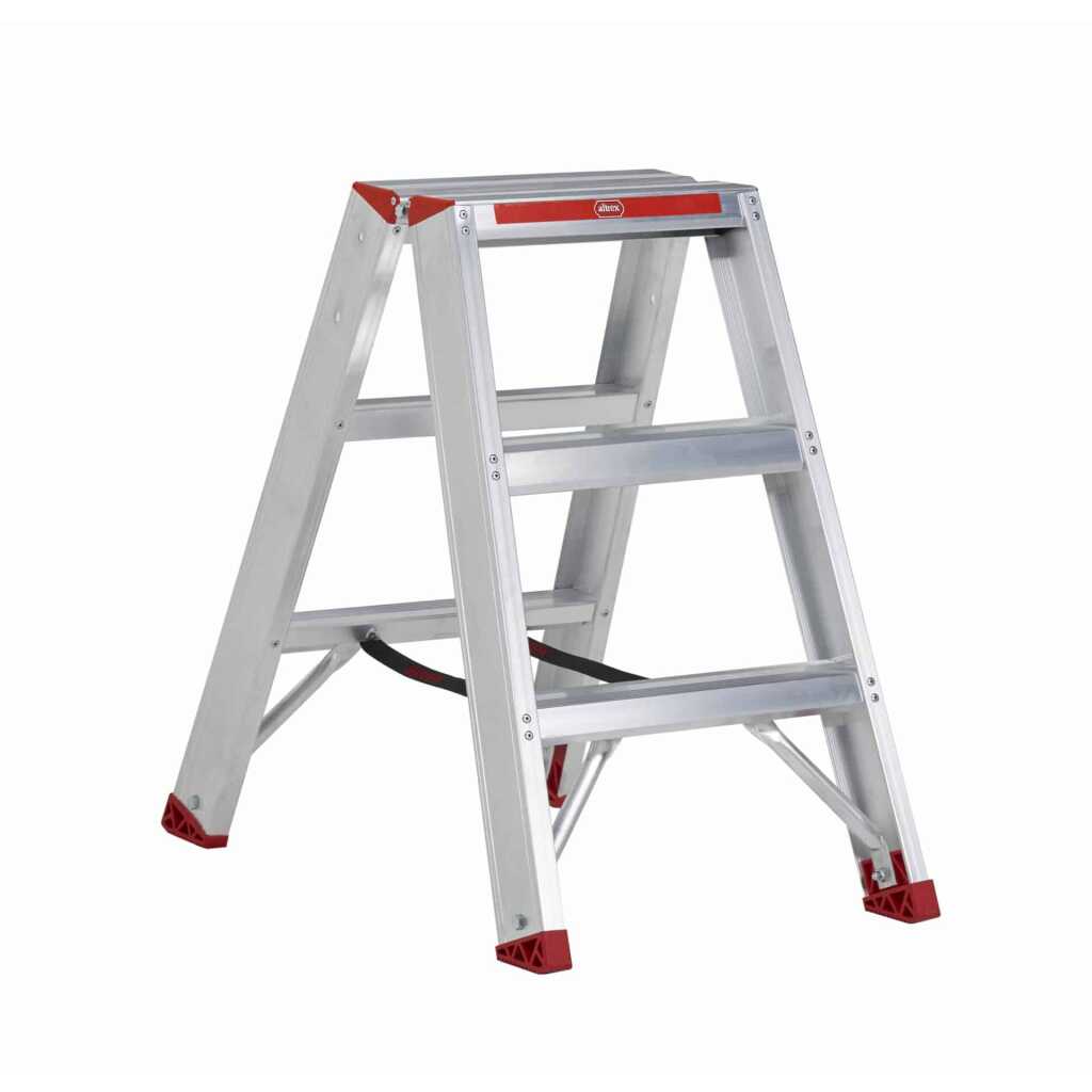 Dubbele trapladder Sierra 2x3 treden