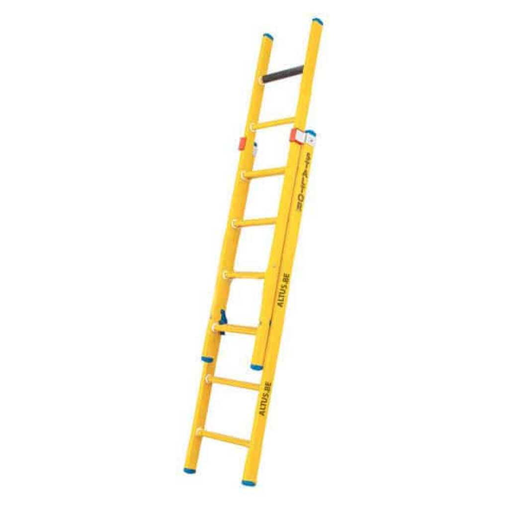 2-delige glasvezel opsteekladder 2x6 sporten