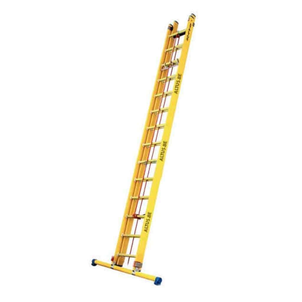 2-delige glasvezel touwschuifladder 2x14 sporten