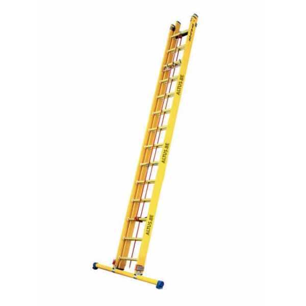 2-delige glasvezel touwschuifladder 2x14 sporten