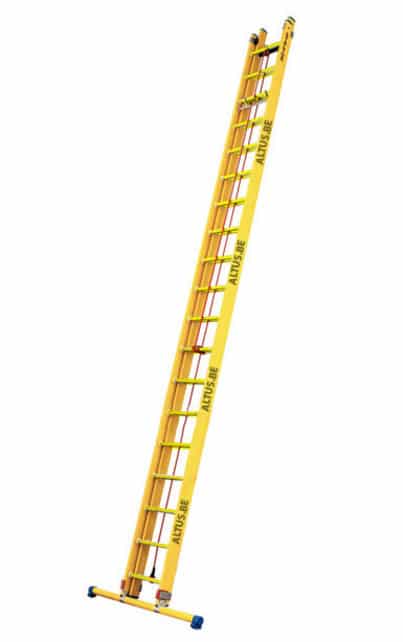 2-delige glasvezel touwschuifladder 2x19 sporten