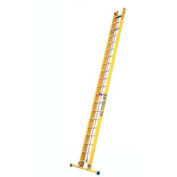 2-delige glasvezel touwschuifladder 2x20 alu sporten