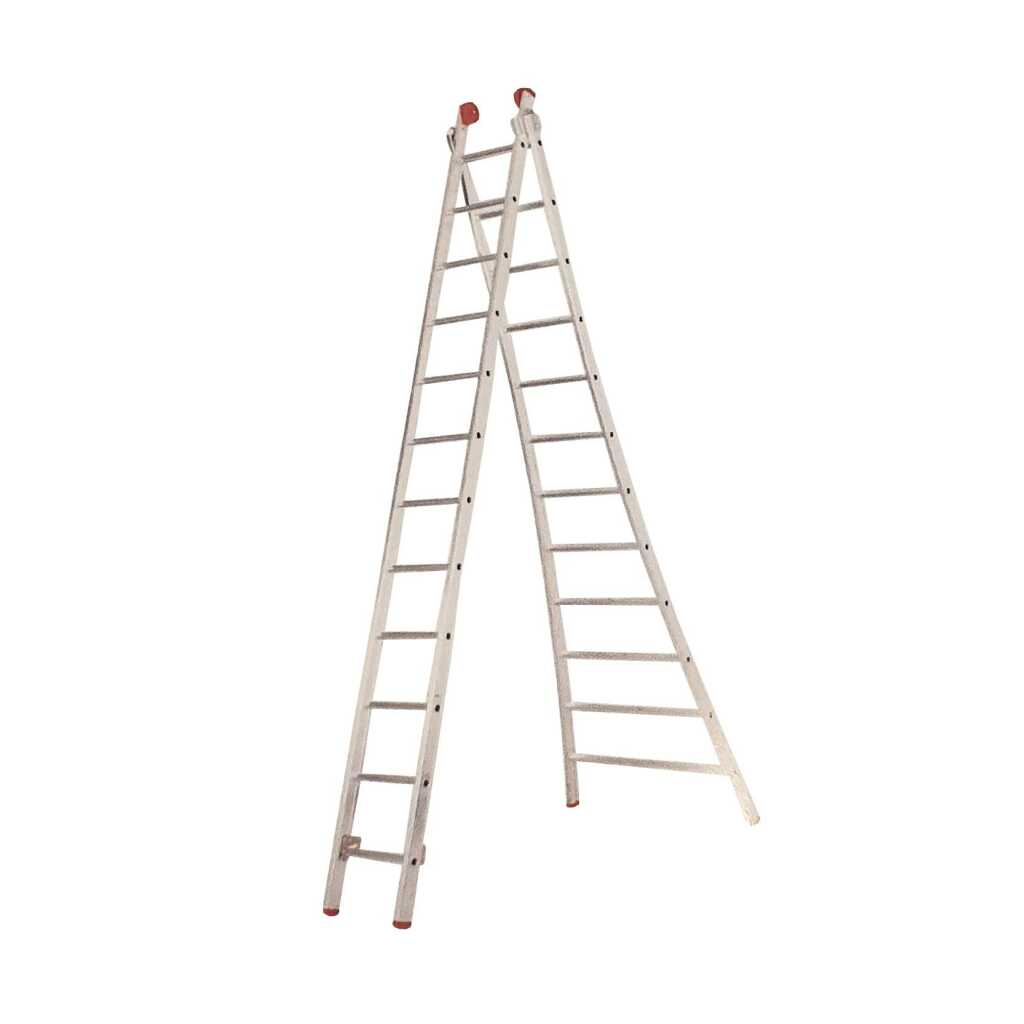 2 delige ladder echo solide 12 sporten