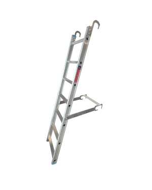 Steigerladder 6-treden vzv haken over 5 sporten