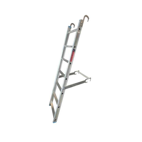Steigerladder 6-treden vzv haken over 5 sporten