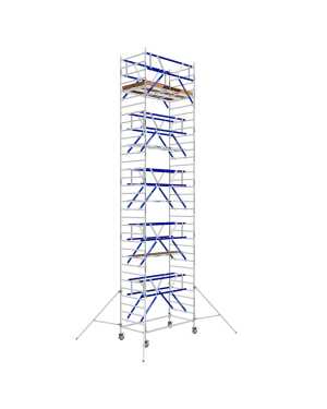 ASC rolsteiger met AGS Pro tweezijdig - 1,35x1,90 - WH 11,2m - Hout