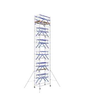 ASC rolsteiger met AGS Pro tweezijdig - 1,35x1,90 - WH 13,2m - Hout