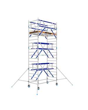 ASC rolsteiger met AGS Pro tweezijdig - 1,35x3,05 - WH 7,2m - Carbon
