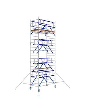 ASC rolsteiger met AGS Pro tweezijdig - 1,35x3,05 - WH 8,2m - Carbon