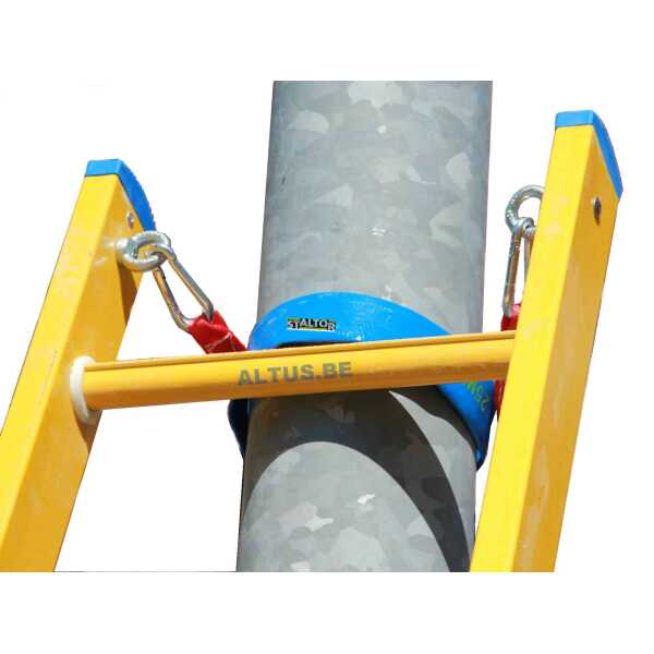 Staltor riem met aantreksluiting inclusief bevestingspunten voor glasvezel ladder