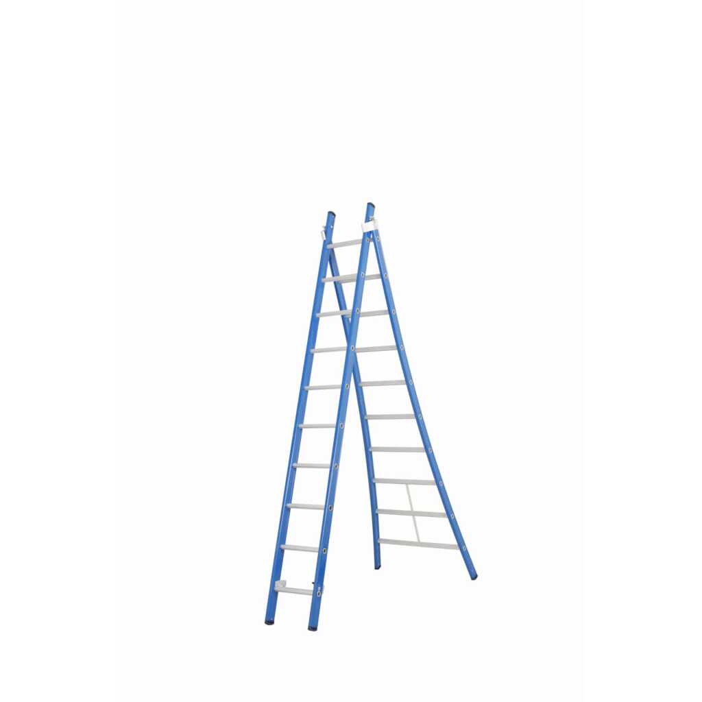2-delige ladder Atlas 2x10 blue sporten