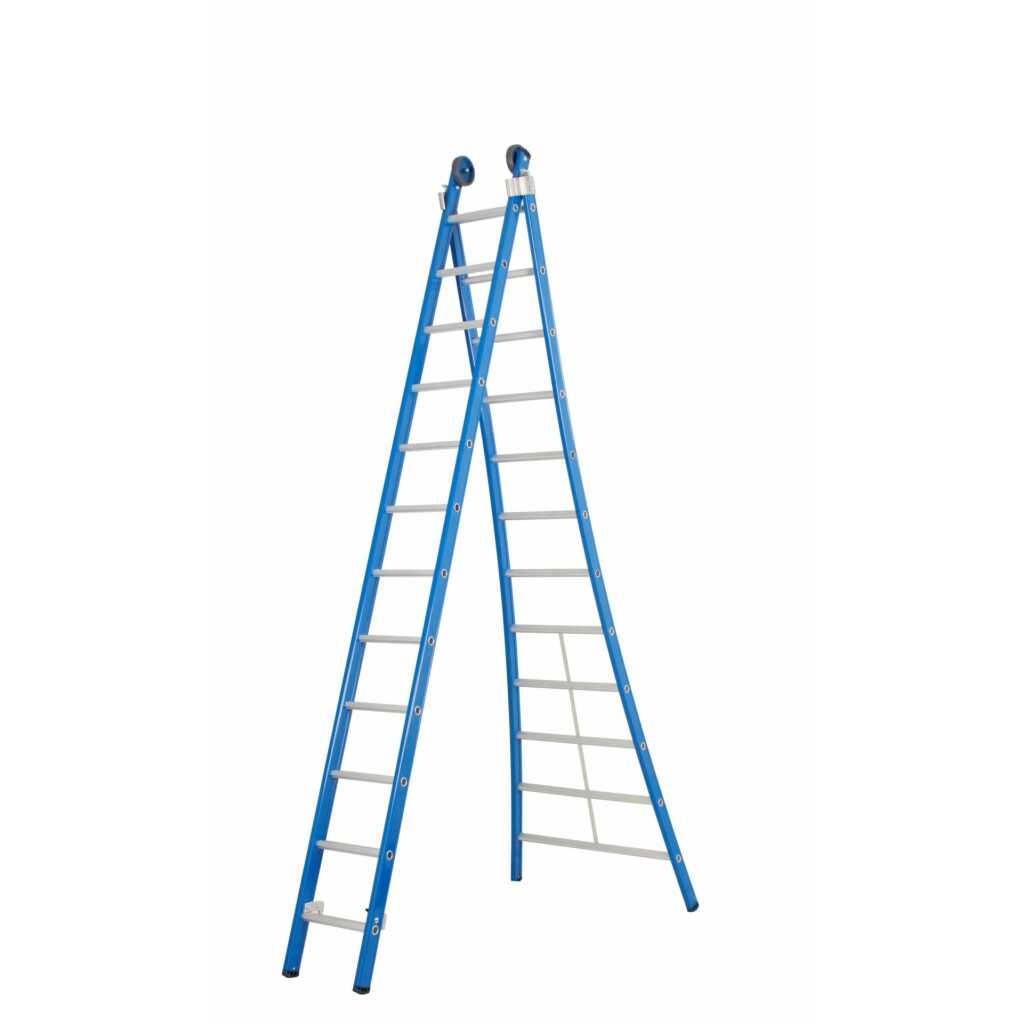 2-delige ladder Atlas 2x12 blue sporten