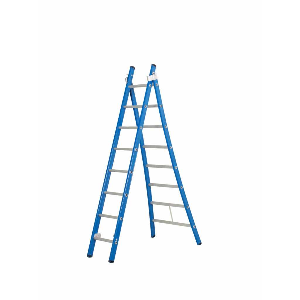 2-delige ladder Atlas 2x8 blue sporten