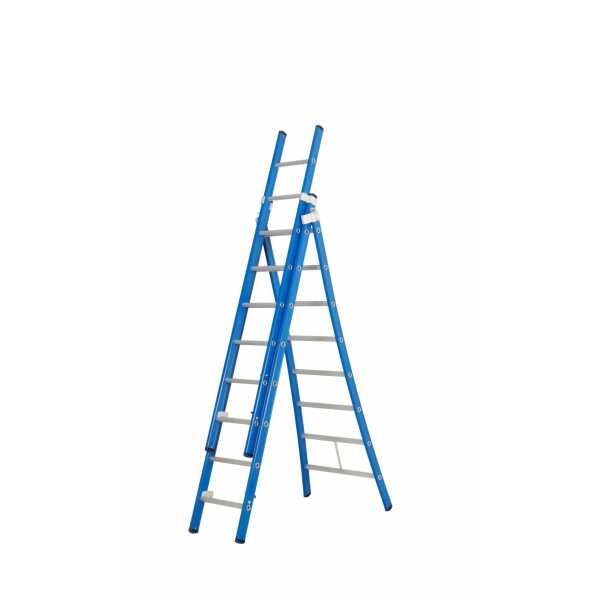 DAS 3-delige reformladder Atlas Blue 3x8 sporten - 5.25m