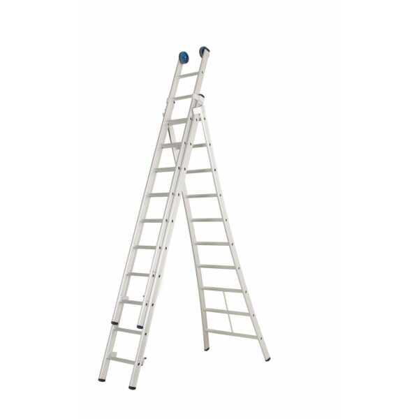 DAS 3-delige reformladder Atlas Ano 3x10 sporten - 6.25m