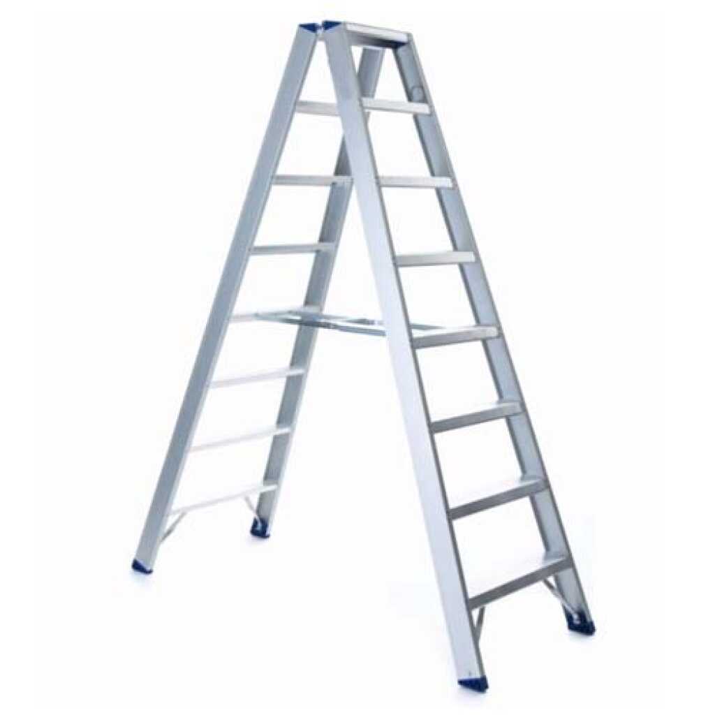 dubbele trapladder 2x8 treden