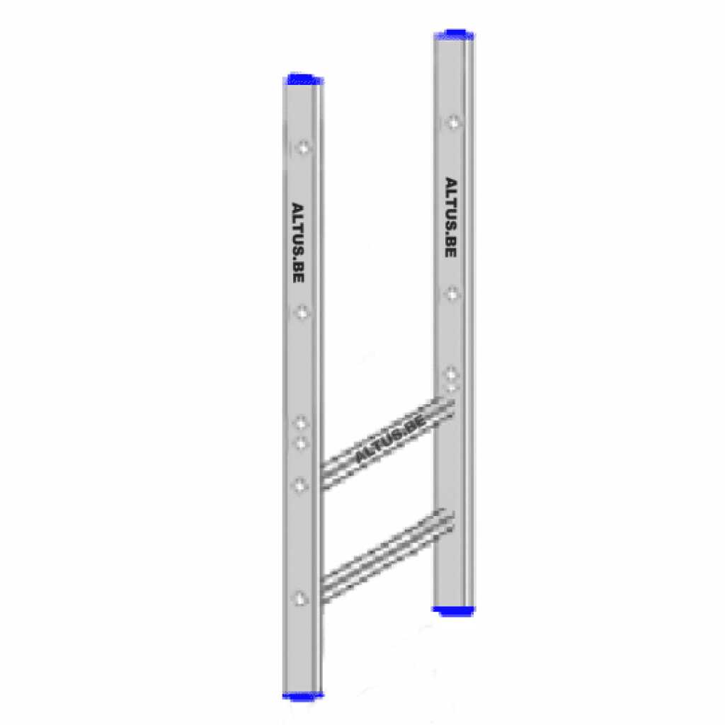 Brandladder dakretour voor BLOB met 2 sporten-retou2