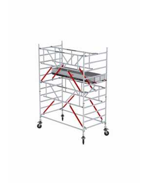 Rolsteiger RS TOWER 52-S Safe-Quick® Guardrail - Gevelvrij - 1,35x3,05 - werkhoogte 4,20m - Fiber-Deck®