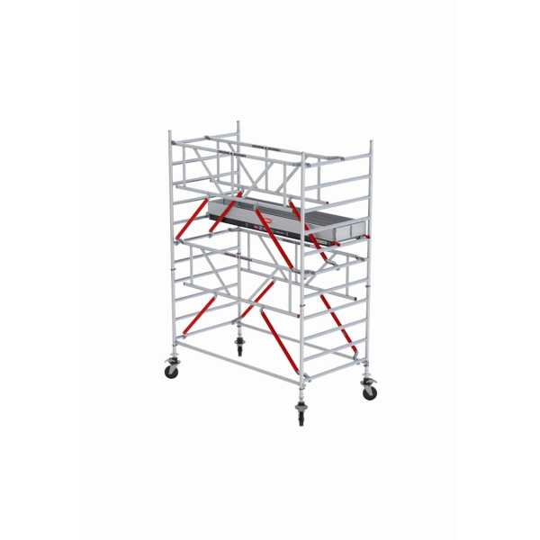 Rolsteiger RS TOWER 52-S Safe-Quick® Guardrail - Gevelvrij - 1,35x3,05 - werkhoogte 4,20m - Fiber-Deck®