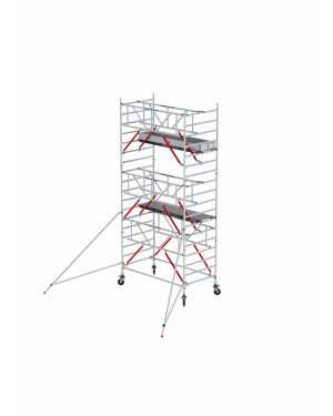 Rolsteiger RS TOWER 52-S Safe-Quick® Guardrail - Gevelvrij - werkhoogte 6,20m - 1,35x1,85 - Fiber-Deck®
