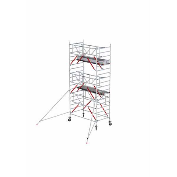 Rolsteiger RS TOWER 52-S Safe-Quick® Guardrail - Gevelvrij - werkhoogte 6,20m - 1,35x1,85 - Hout