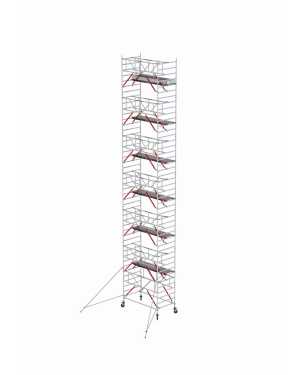 Rolsteiger RS TOWER 52-S Safe-Quick® Guardrail - Gevelvrij - 1,35x3,05 - werkhoogte 14,20m - Fiber-Deck®