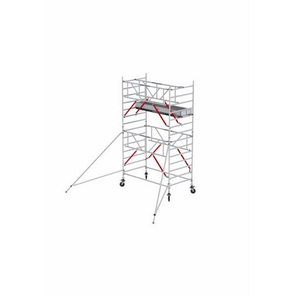 Rolsteiger RS TOWER 52-S Safe-Quick® Guardrail - Gevelvrij - werkhoogte 5,20m - 1,35x1,85 - Hout
