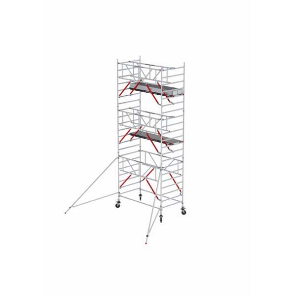 Rolsteiger RS TOWER 52-S Safe-Quick® Guardrail - Gevelvrij - werkhoogte 7,20m - 1,35x1,85 - Hout