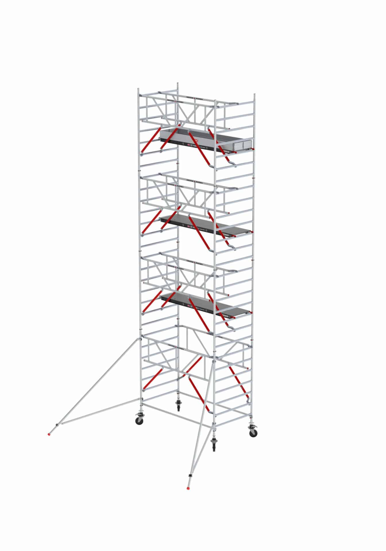 Rolsteiger RS TOWER 52-S Safe-Quick® Guardrail - Gevelvrij - werkhoogte 9,20m - 1,35x1,85 - Hout
