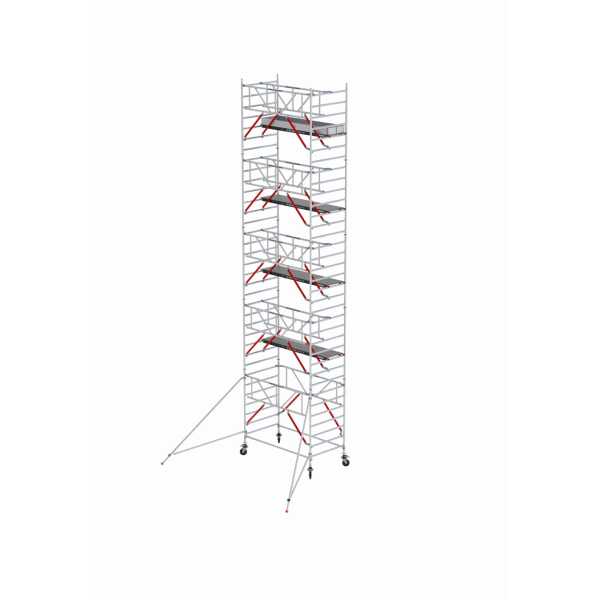 Rolsteiger RS TOWER 52-S Safe-Quick® Guardrail - Gevelvrij - werkhoogte 11,20m - 1,35x1,85 - Fiber-Deck®