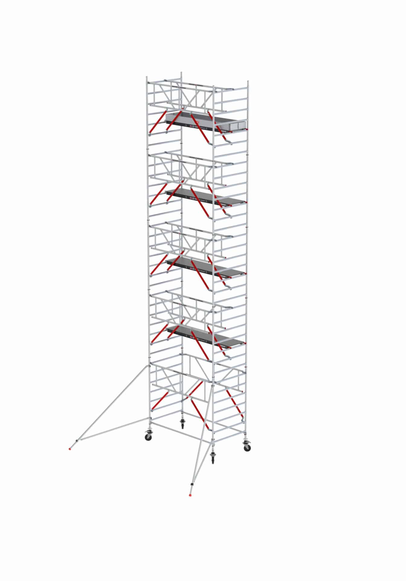 Rolsteiger RS TOWER 52-S Safe-Quick® Guardrail - Gevelvrij - werkhoogte 11,20m - 1,35x1,85 - Fiber-Deck®